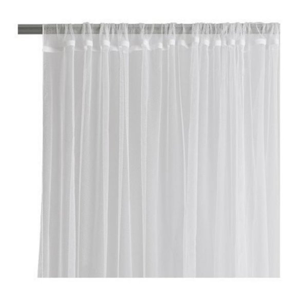 6 Panel White Netting mosquito Curtain ikea - Picture 3 of 5